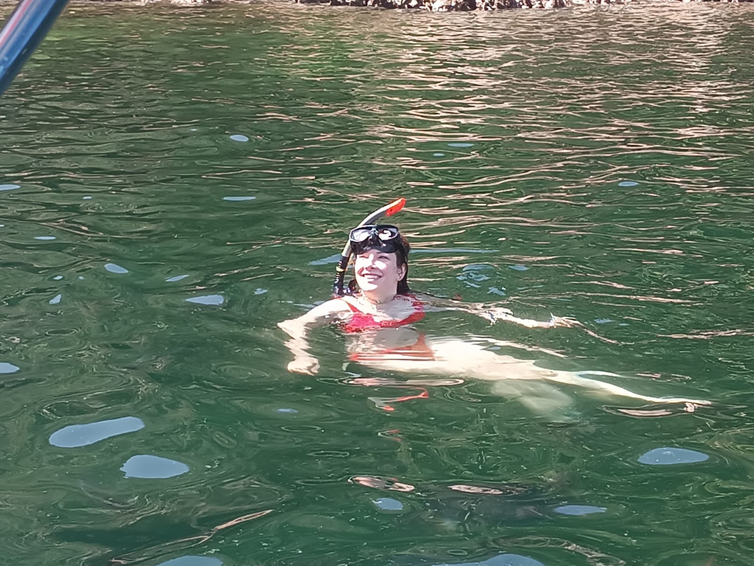 Nado en el mar